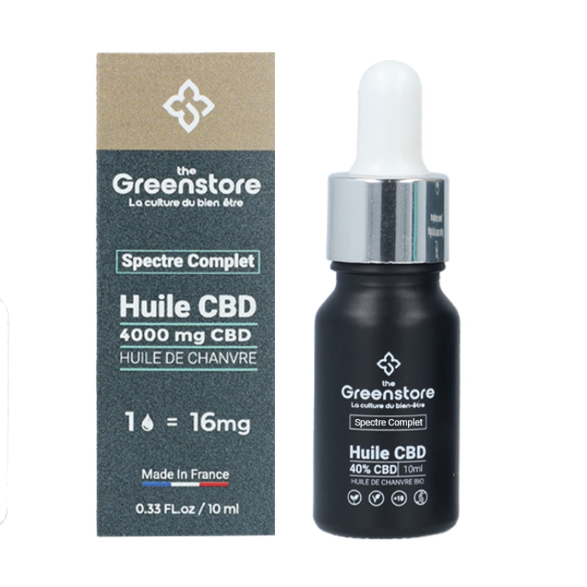 Huile CBD Full Spectrum 4000 mg - The Greenstore